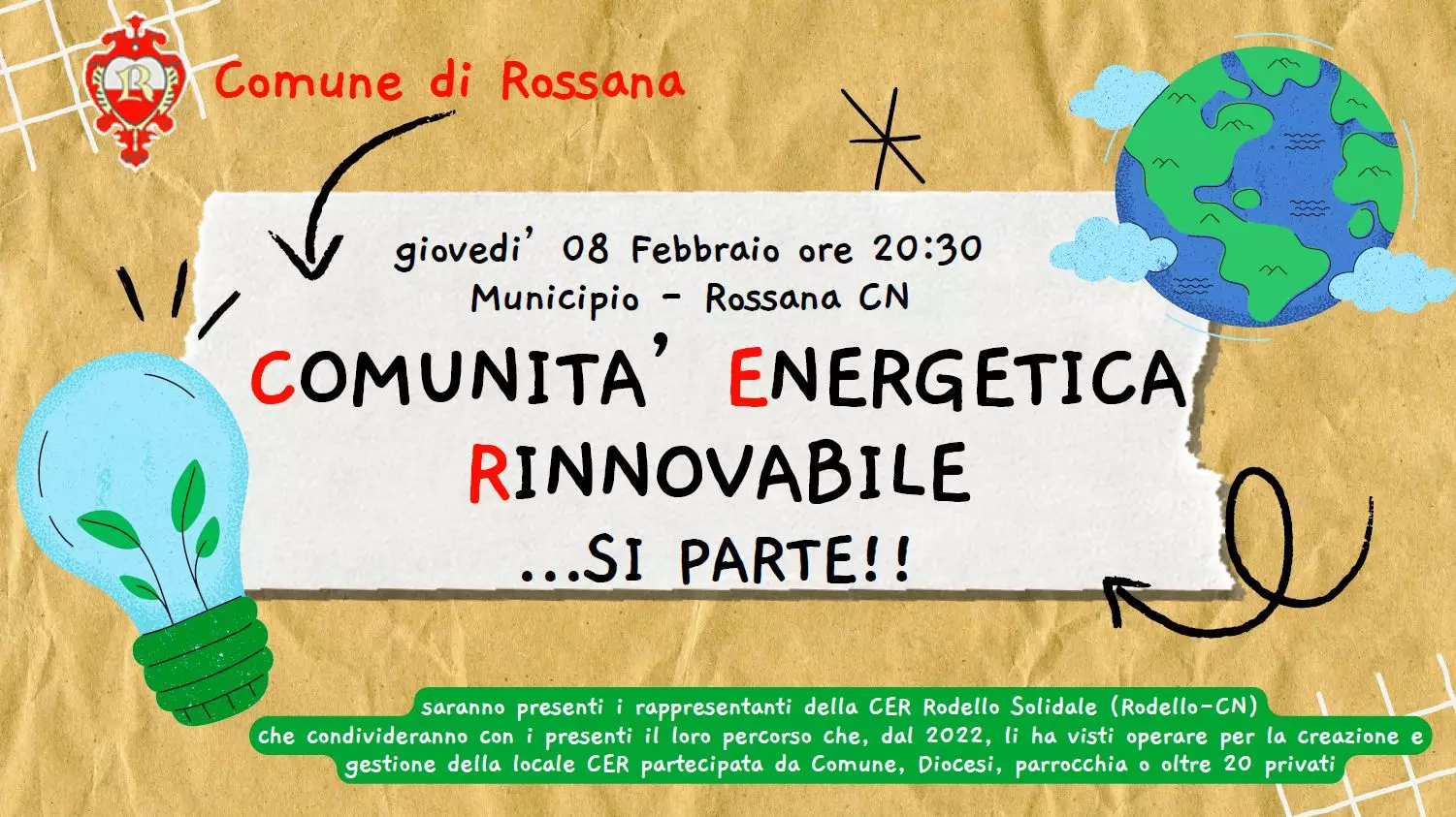 RIUNIONE COMUNITA ENERGETICA RINNOVABILE